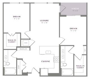 View of B7 Floor Plan at Alton Heartwood