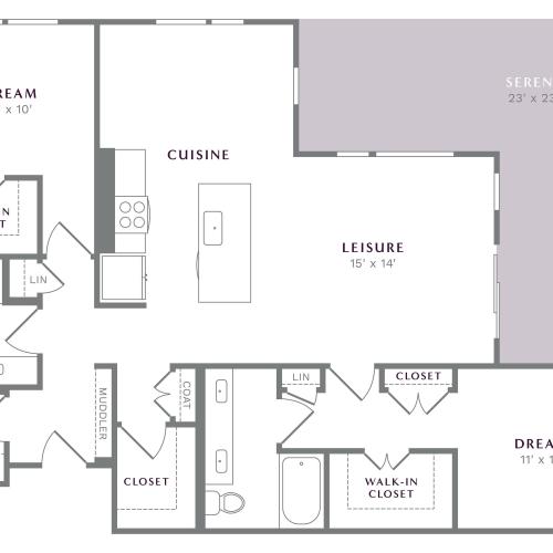 View of B12 Floor Plan at Alton Heartwood
