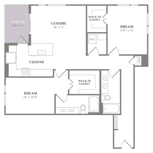 View of B11 Floor Plan at Alton Heartwood
