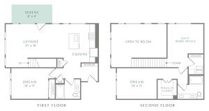 View of TH3 Floor Plan at Alton Heartwood