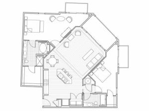 2X2-B14 Floor Plan | 2 Bedroom with 2 Bath | 1581 Square Feet | Alpha Mill | Apartment Homes