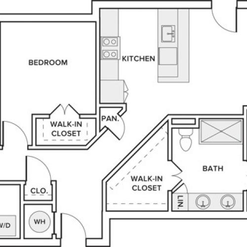 1283 3-bedroom 2-bath apartment