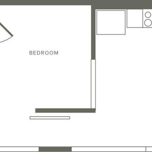581-637 square foot one bedroom one bath floor plan image