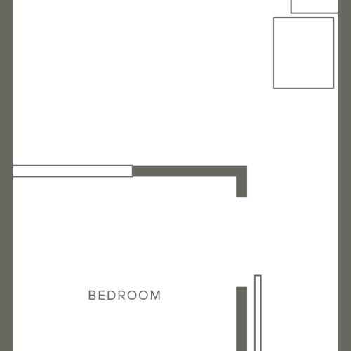 599-694 square foot one bedroom one bath floor plan image