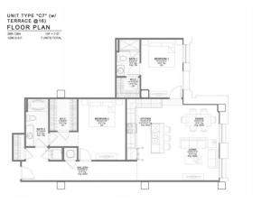2 Bedroom Floor Plan | Apartments In Kansas City Mo | The Power  Light Building