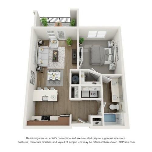 A1 Floor Plan  | The Donovan | Apartments in Lees Summit, Missouri