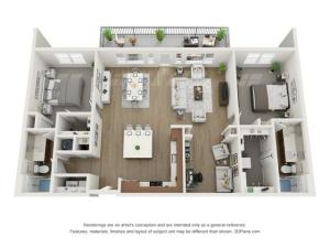 Penthouse Floor Plan | The Donovan | Apartments in Lees Summit, Missouri