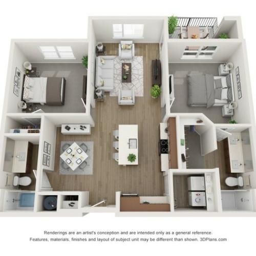 C1 Floor Plan | The Donovan | Apartments in Lees Summit, Missouri