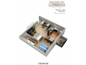 Floor Plan 10 | Apartments For Rent In Bensalem Pa | Franklin Commons