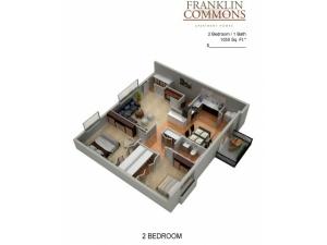 Floor Plan 7 | Bensalem Apartments | Franklin Commons