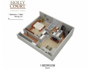 Floor Plan 25 | Apartments Pitman NJ | Holly Court