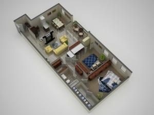 Floor Plan 1 | Apartments In Baltimore MD | Metro Pointe