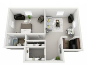 Floor Plan 10 | Apartments Near Downtown Pittsburgh PA | The Alden