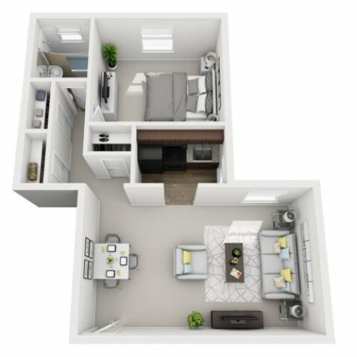 Floor Plan 7 | Apartments In Pittsburgh PA | The Alden