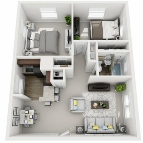 Floor Plan 14 | Apartments For Rent In Pittsburgh | The Alden