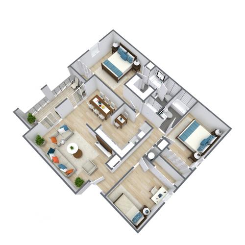 3x2 Floor Plan Layout
