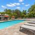 Summer Cove Apartment Homes pool area: clean pool, patio seating, and well-maintained landscaping