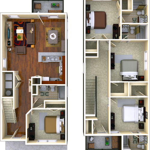 4 Bedroom Floor Plan