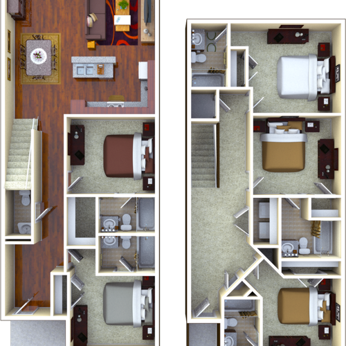 5 Bedroom Floor Plan