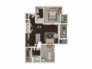 B2R | 2 bed 2 bath | from 860 square feet