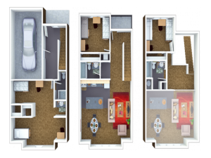 6 Person Townhome