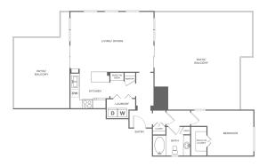 Harvard Penthouse | 1 bed 1 bath | from 1947 square feet