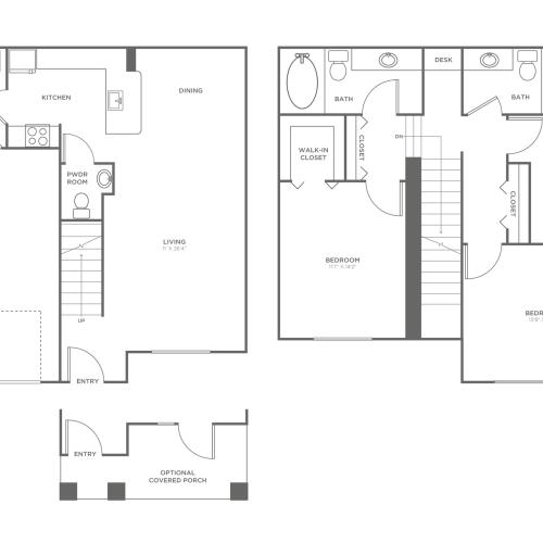 C2GIG | 3 bed 3 bath | from 1461 square feet