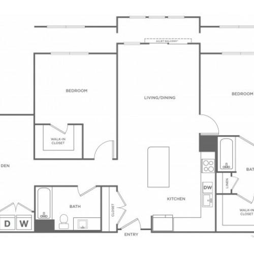 Mulberry West | 2 bed 2 bath | from 1255 square feet