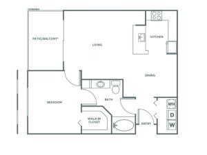 A1GIG | 1 bed 1 bath | from 816 square feet