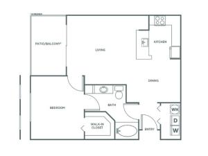 A1R | 1 bed 1 bath | from 816 square feet