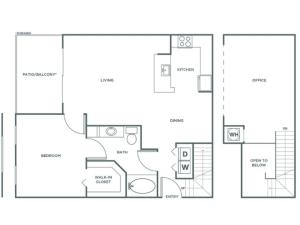A2GIG | 1 bed 1 bath | from 1046 square feet