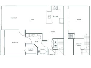 A4P | 1 bed 1 bath | from 1173 square feet