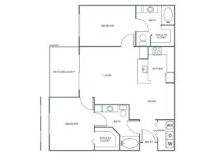 B3GIG | 2 bed 2 bath | from 1107 square feet