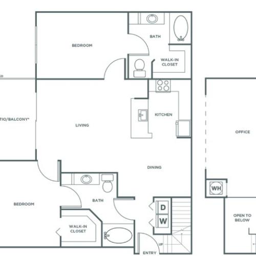 B4P | 2 bed 2 bath | from 1337 square feet