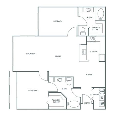 B5GIG | 2 bed 2 bath | from 1234 square feet