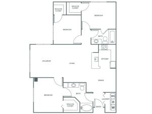 C5 | 3 bed 2 bath | from 1388 square feet