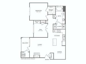A3 Sophisticated | 1 bed 1 bath | from 954 square feet