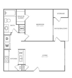 The Dale | 1 bed 1 bath | 705 sq ft