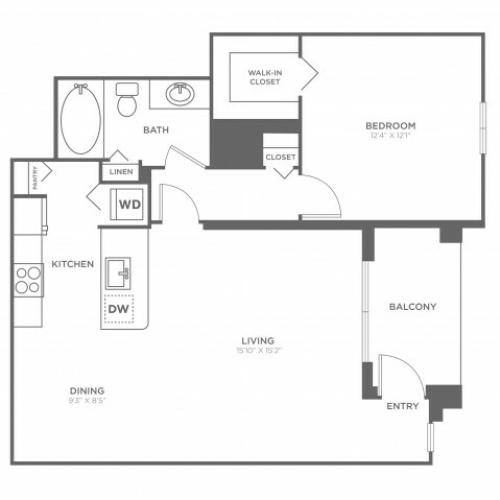 Cocoa | 1 bed 1 bath | from 803 square feet