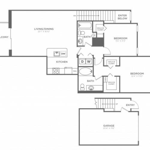 Jupiter | 2 bed 2 bath | from 1176 square feet