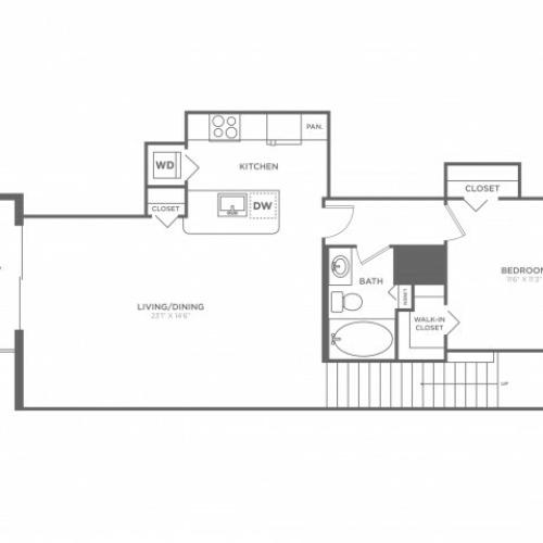 Pompano | 1 bed 1 bath | from 829 square feet