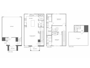 The Sterling | 2 bed 3 bath | from 1269 square feet