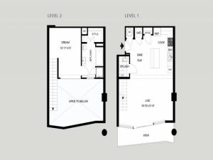 The Colorado - Loft | 1 bed 2 bath | from 992 square feet