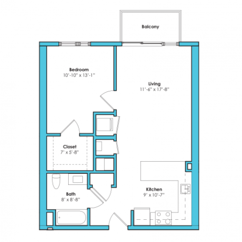 o-1ag2 | 1 bed 1 bath | from 690 square feet