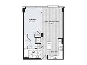A2D | 1 bed 1 bath | from 765 square feet