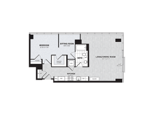 A5 | 1 bed 1 bath | from 924 square feet