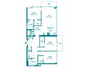 Tiffany | 3 bed 2 bath | from 1466 square feet