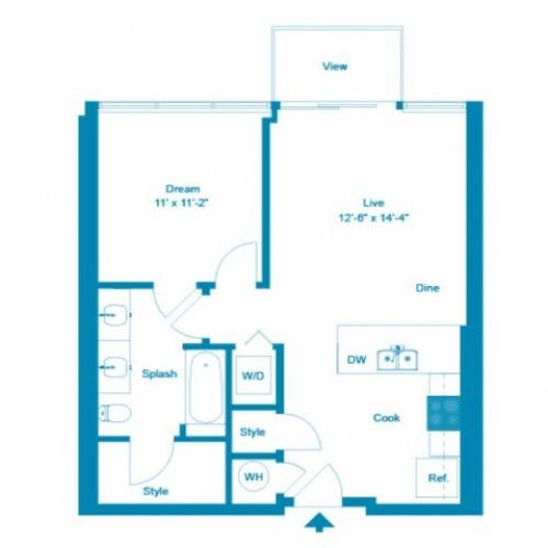 Celeste | 1 bed 1 bath | from 662 square feet