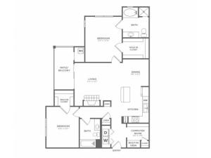 B4 | 2 bed 2 bath | from 1234 square feet