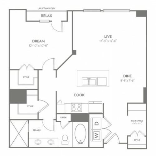 Vibe | 1 bed 1 bath | from 956 square feet